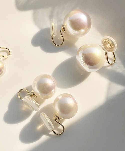 florist(フローリスト)の「5サイズパールイヤリング(8mm/10mm/12mm/14mm/16mm)(イヤリング・レディース・ピンク系1/ピンク系2/ピンク系3/ホワイト系1/ホワイト系2/ホワイト系3・FREE)」の10枚目の写真