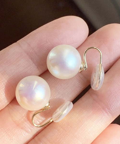 florist(フローリスト)の「5サイズパールイヤリング(8mm/10mm/12mm/14mm/16mm)(イヤリング・レディース・ピンク系1/ピンク系2/ピンク系3/ホワイト系1/ホワイト系2/ホワイト系3・FREE)」の15枚目の写真