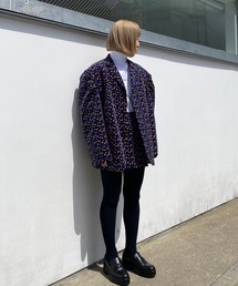 スカート HOLIDAY VELVETEEN FLOWER MINI SKIRT HOLIDAY（ホリデイ）の「VELVETEEN FLOWER MINI SKIRT 別珍フラワー