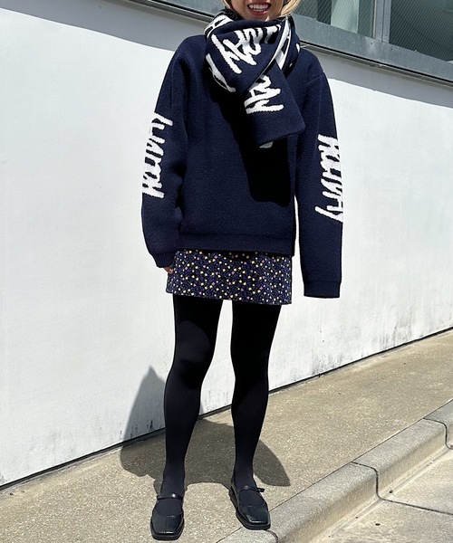 VELVETEEN FLOWER MINI SKIRT 別珍フラワーミニスカート