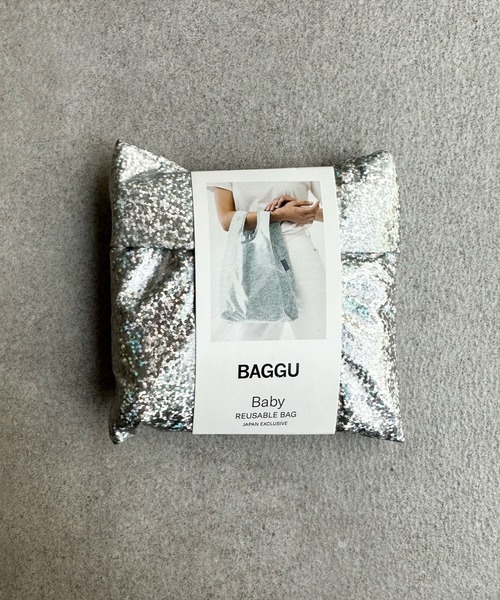 BAGGU(バグー)の「【BAGGU/バグゥ】BABY BAGGU メタリック 23SS(エコバッグ/サブバッグ・レディース・シルバー/ゴールド/シルバー系その他/シルバー系その他2・FREE)」の8枚目の写真