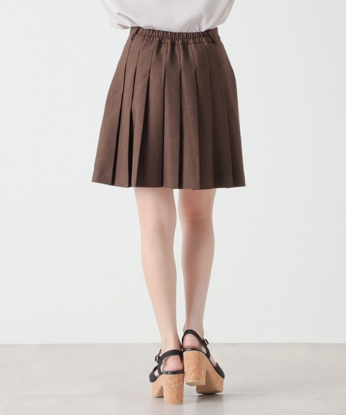 Honeys（ハニーズ）の「ミニプリーツスカート（スカート・レディース・ブラック/ブラウン/チャコールグレー/アイボリー/ダークグレー・M/L/SS/S/LL）」の17枚目の写真