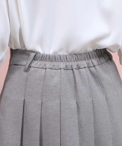 Honeys（ハニーズ）の「ミニプリーツスカート（スカート・レディース・ブラック/ブラウン/チャコールグレー/アイボリー/ダークグレー・M/L/SS/S/LL）」の21枚目の写真