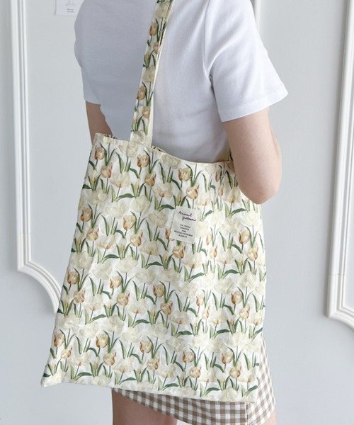 【セール】フラワーガーデントートバッグ（トートバッグ）｜Loueme（ルエム）のファッション通販 ZOZOTOWN