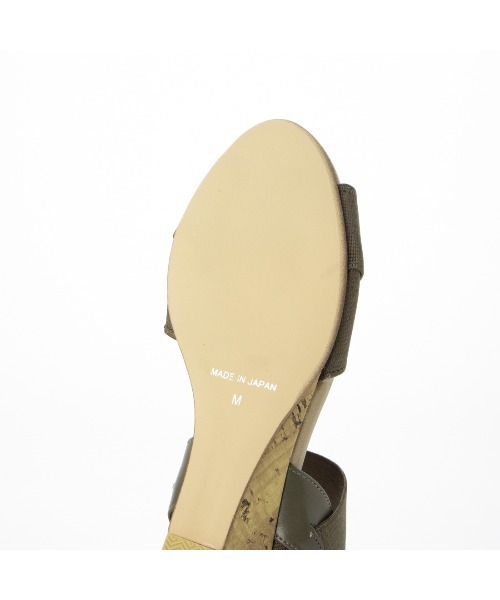 Riz raffinee（リズラフィーネ）の「モチーフウェッジソールサンダル（サンダル・レディース・ベージュ/カーキ/ブラック・M/L/S）」の7枚目の写真