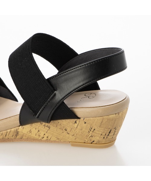 Riz raffinee（リズラフィーネ）の「モチーフウェッジソールサンダル（サンダル・レディース・ベージュ/カーキ/ブラック・M/L/S）」の13枚目の写真