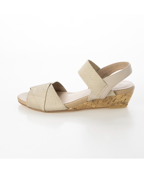 Riz raffinee（リズラフィーネ）の「モチーフウェッジソールサンダル（サンダル・レディース・ベージュ/カーキ/ブラック・M/L/S）」の14枚目の写真