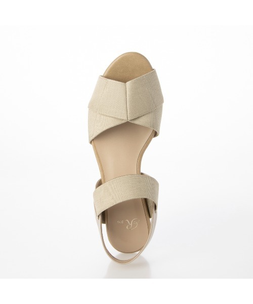 Riz raffinee（リズラフィーネ）の「モチーフウェッジソールサンダル（サンダル・レディース・ベージュ/カーキ/ブラック・M/L/S）」の16枚目の写真