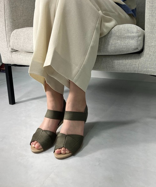 Riz raffinee（リズラフィーネ）の「モチーフウェッジソールサンダル（サンダル・レディース・ベージュ/カーキ/ブラック・M/L/S）」の21枚目の写真