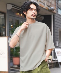 梨地 オーバーサイズ 半袖 Tシャツ