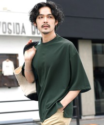 梨地 オーバーサイズ 半袖 Tシャツ