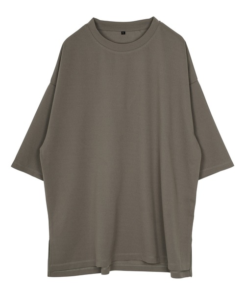 jiggys shop（ジギーズショップ）の「梨地 オーバーサイズ 半袖 Tシャツ（Tシャツ/カットソー・メンズ・グレー/ブラック/ダークグレー/ベージュ/ホワイト/グリーン・LARGE/MEDIUM/X-LARGE）」の15枚目の写真