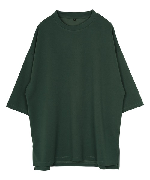 jiggys shop（ジギーズショップ）の「梨地 オーバーサイズ 半袖 Tシャツ（Tシャツ/カットソー・メンズ・グレー/ブラック/ダークグレー/ベージュ/ホワイト/グリーン・LARGE/MEDIUM/X-LARGE）」の17枚目の写真
