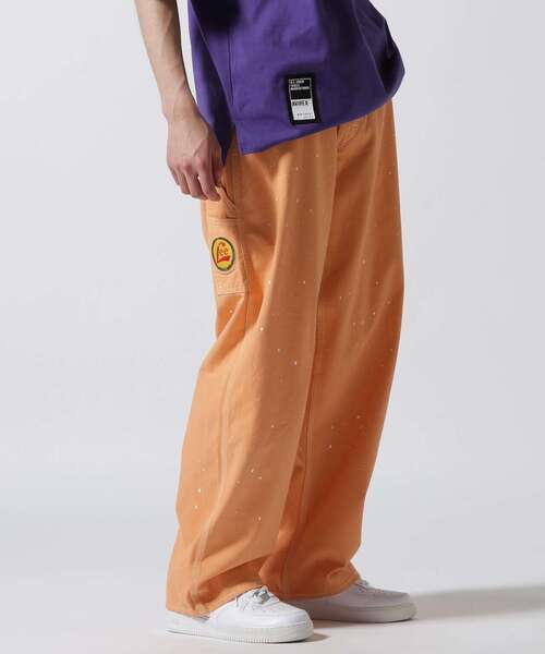 AVIREX（アヴィレックス）の「《Lee × AVIREX》LEE PAINTER PANTS for AVIREX（デニムパンツ・メンズ・その他4/キナリ/オレンジ・L/M/XS）」の4枚目の写真