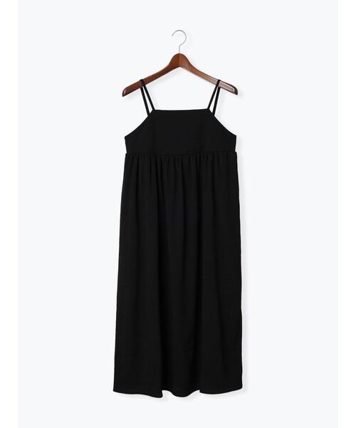 Te chichi TERRASSE（テチチテラス）の「ギャザーキャミワンピース（ワンピース・レディース・ブルー/ブラック/モカ・F）」の21枚目の写真