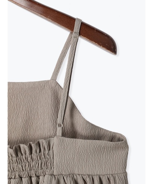 Te chichi TERRASSE（テチチテラス）の「ギャザーキャミワンピース（ワンピース・レディース・ブルー/ブラック/モカ・F）」の11枚目の写真