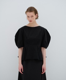 LANVIN en Bleu | 【TVドラマ着用】ペプラムブラウス(シャツ/ブラウス)