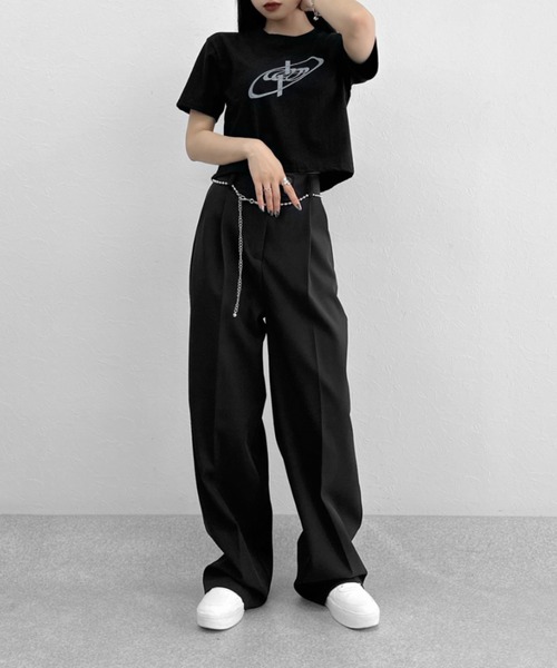 LVEU.（ラブユ.）の「【LVEU.】ボールチェーンベルト / ベルト ボール チェーン メタル シルバー ワンポイント レイヤード（ベルト・レディース・シルバー・FREE）」の8枚目の写真