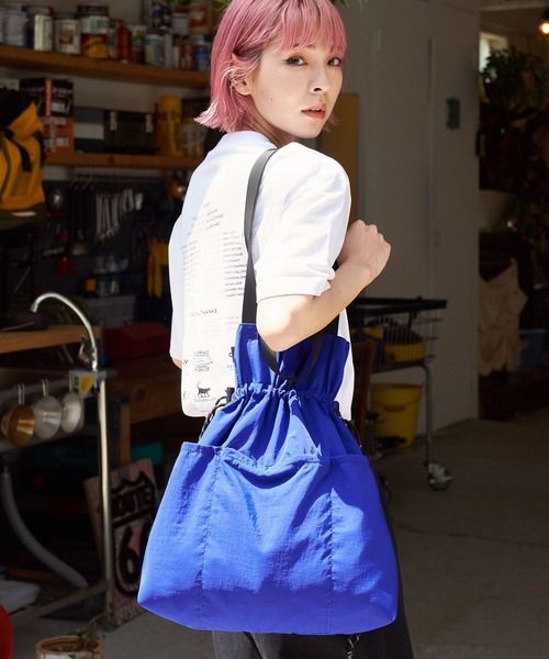 PBLIM(ページボーイリム)の「PBLIM/シャーリングトート(トートバッグ・レディース・ブラック/ブルー・FREE)」の7枚目の写真