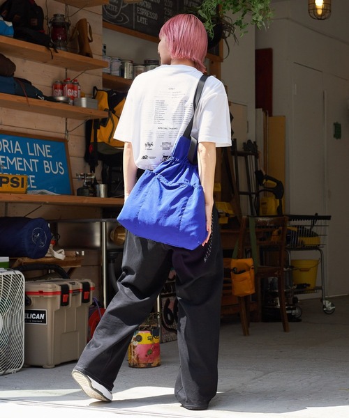 PBLIM(ページボーイリム)の「PBLIM/シャーリングトート(トートバッグ・レディース・ブラック/ブルー・FREE)」の9枚目の写真