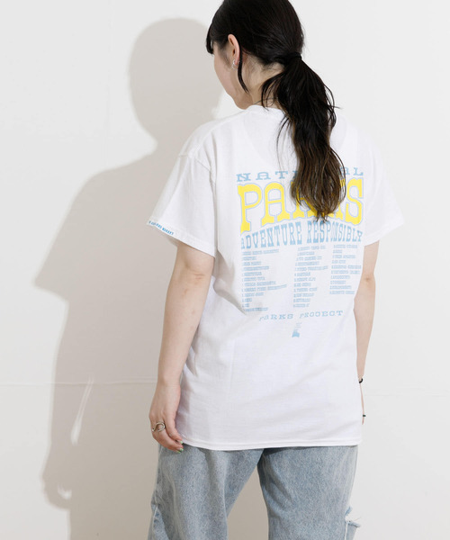 THE GOODLAND MARKET（ザグッドランドマーケット）の「『別注』PARKS PROJECT×TGM PARKS T-SHIRTS（Tシャツ/カットソー・メンズ・ホワイト・LARGE/MEDIUM）」の3枚目の写真
