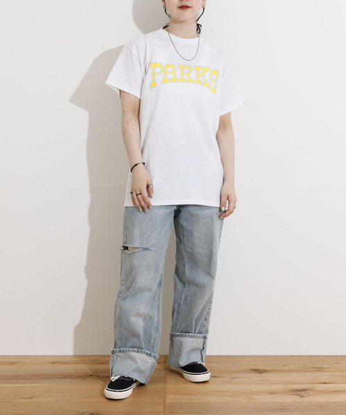 THE GOODLAND MARKET（ザグッドランドマーケット）の「『別注』PARKS PROJECT×TGM PARKS T-SHIRTS（Tシャツ/カットソー・メンズ・ホワイト・LARGE/MEDIUM）」の4枚目の写真