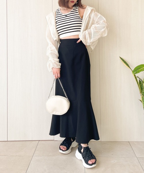 Heather(ヘザー)の「メッシュギャザーZIPパーカー 964521(パーカー・レディース・ブラック/パープル/アイボリー・FREE)」の20枚目の写真