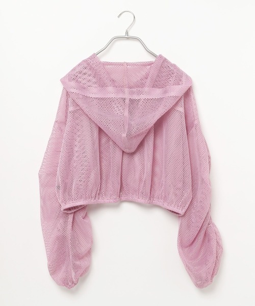 Heather（ヘザー）の「メッシュギャザーZIPパーカー 964521