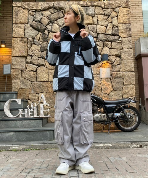 Candy Stripper（キャンディストリッパー）の「CND LOGO CARGO パンツ（カーゴパンツ・レディース・グレー/ブラウン/パープル・2）」の13枚目の写真