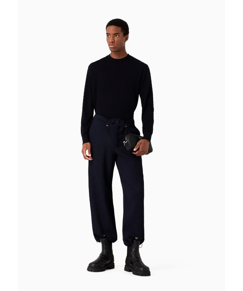 エンポリオ アルマーニ】セーター ピュアバージンウール製 インター