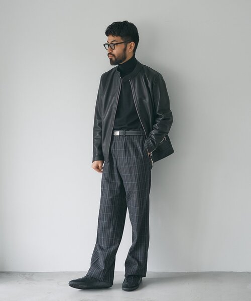 EDIFICE（エディフィス）の「14ゲージ ウール タートルネックニット（ニット/セーター・メンズ・ホワイト/ブラック/ブラウン/ブルー系その他・SMALL/MEDIUM/LARGE）」の6枚目の写真