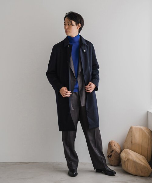 EDIFICE（エディフィス）の「14ゲージ ウール タートルネックニット（ニット/セーター・メンズ・ホワイト/ブラック/ブラウン/ブルー系その他・SMALL/MEDIUM/LARGE）」の12枚目の写真