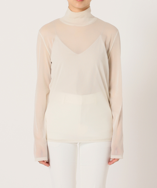NOBLEシアースキニーハイネックTOPS セール】《追加》シアースキニーハイネックTOPS 6（Tシャツ