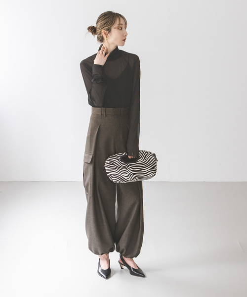 Noble - ゆかっくまNOBLE シアースキニーハイネックトップス セール】《追加》シアースキニーハイネックTOPS 6（Tシャツ