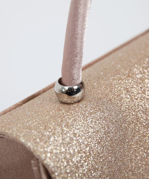 パーティーバッグ 2way ラメ入り ハンドバッグ 結婚式（クラッチバッグ