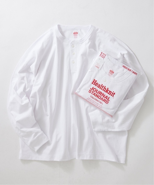 セール】Healthknit × JOURNAL STANDARD / 別注 ヘンリーネック