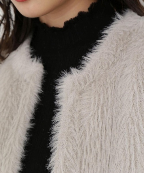 PROPORTION BODY DRESSING（プロポーションボディドレッシング）の「フェザーベスト / 1213270909（ブルゾン・レディース・ホワイト/ベージュ/グレー・FREE）」の10枚目の写真