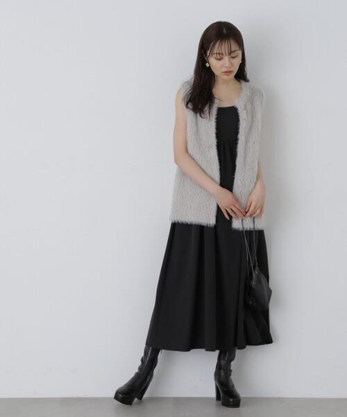 PROPORTION BODY DRESSING（プロポーションボディドレッシング）の「フェザーベスト / 1213270909（ブルゾン・レディース・ホワイト/ベージュ/グレー・FREE）」の12枚目の写真