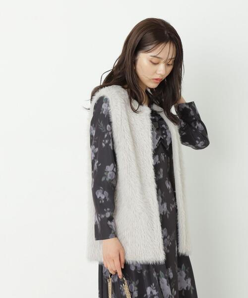 PROPORTION BODY DRESSING（プロポーションボディドレッシング）の「フェザーベスト / 1213270909（ブルゾン・レディース・ホワイト/ベージュ/グレー・FREE）」の19枚目の写真