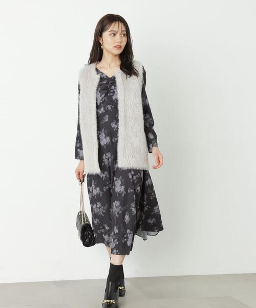 PROPORTION BODY DRESSING（プロポーションボディドレッシング）の「フェザーベスト / 1213270909（ブルゾン・レディース・ホワイト/ベージュ/グレー・FREE）」の20枚目の写真