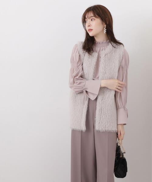 PROPORTION BODY DRESSING（プロポーションボディドレッシング）の「フェザーベスト / 1213270909（ブルゾン・レディース・ホワイト/ベージュ/グレー・FREE）」の22枚目の写真