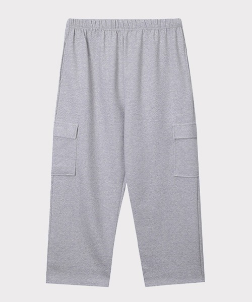 ASCLO(エジュクロ)の「ASCLO Never Cargo Wide Sweat Pants(スウェットパンツ・メンズ・グレー/ブラック・SMALL/LARGE/MEDIUM)」の16枚目の写真