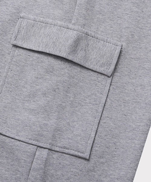 ASCLO(エジュクロ)の「ASCLO Never Cargo Wide Sweat Pants(スウェットパンツ・メンズ・グレー/ブラック・SMALL/LARGE/MEDIUM)」の20枚目の写真