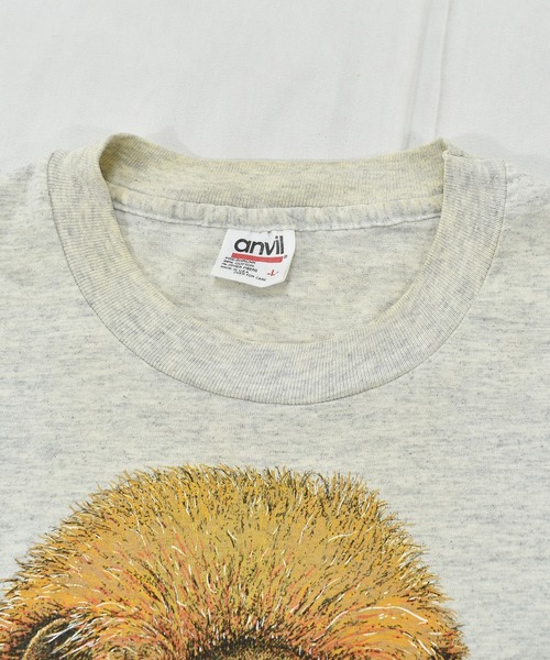 ヴィンテージ古着】90's アニマルプリント Tシャツ USA製