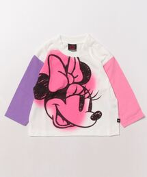 Disney（ディズニー）の「親子お揃い ディズニー クレイジー切替ロンT 8747K（Tシャツ/カットソー・キッズ）」