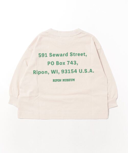 FOV（フォブ）の「フォブ RIPON L/S Tシャツ（Tシャツ/カットソー・キッズ・ブラック/ベージュ系その他/ホワイト・L/M/XL/S）」の4枚目の写真