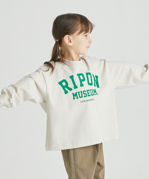 FOV（フォブ）の「フォブ RIPON L/S Tシャツ（Tシャツ/カットソー・キッズ・ブラック/ベージュ系その他/ホワイト・L/M/XL/S）」の3枚目の写真