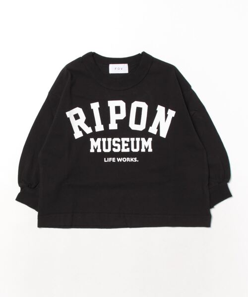 FOV（フォブ）の「フォブ RIPON L/S Tシャツ（Tシャツ/カットソー・キッズ・ブラック/ベージュ系その他/ホワイト・L/M/XL/S）」の15枚目の写真