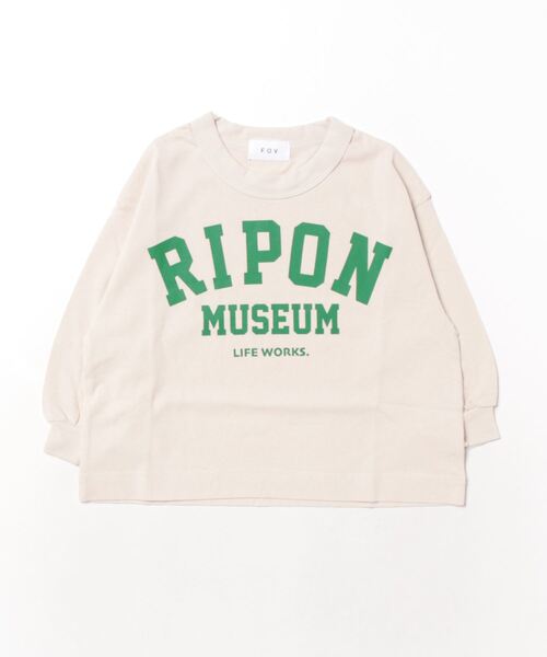 FOV（フォブ）の「フォブ RIPON L/S Tシャツ（Tシャツ/カットソー・キッズ・ブラック/ベージュ系その他/ホワイト・L/M/XL/S）」の16枚目の写真