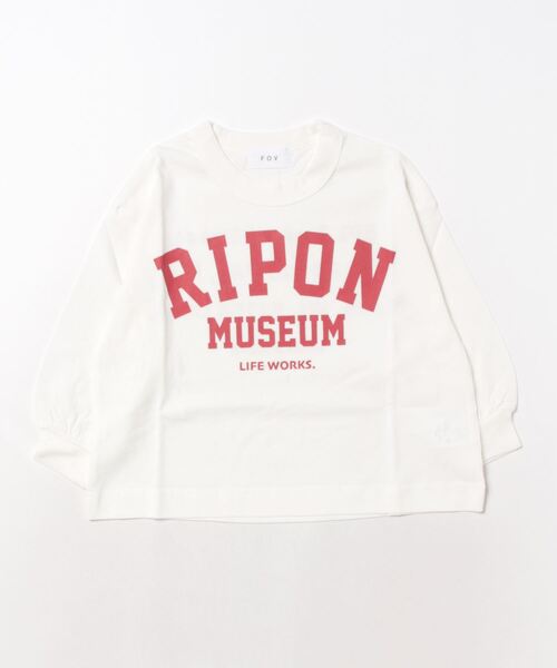 FOV（フォブ）の「フォブ RIPON L/S Tシャツ（Tシャツ/カットソー・キッズ・ブラック/ベージュ系その他/ホワイト・L/M/XL/S）」の17枚目の写真